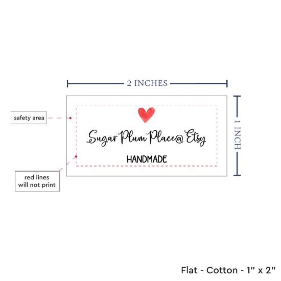 PPLR_HIDDEN_PRODUCT Simple Heart (2"x1"-Cotton)