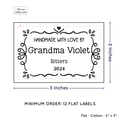 PPLR_HIDDEN_PRODUCT Swirl Accent Border (2"x3" Cotton - 12 labels/set)