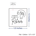 PPLR_HIDDEN_PRODUCT Print your Logo or Image on FLAT Cotton Tags