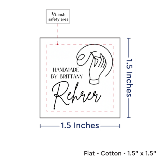 PPLR_HIDDEN_PRODUCT Print your Logo or Image on FLAT Cotton Tags