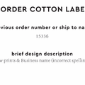 PPLR_HIDDEN_PRODUCT Reorder Previous Label Design - COTTON