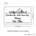 PPLR_HIDDEN_PRODUCT Winter Bird (2"x3" Cotton - 12 labels/set)