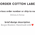 PPLR_HIDDEN_PRODUCT Reorder Previous Label Design - COTTON