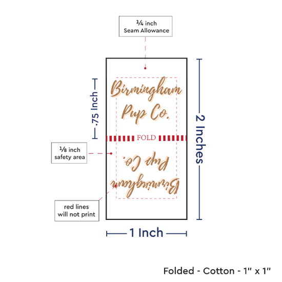 PPLR_HIDDEN_PRODUCT Print Your Logo or Image on FOLDED Cotton Tags
