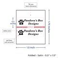 PPLR_HIDDEN_PRODUCT Print your logo/Image on Satin Tags (1.5" wide - Satin)
