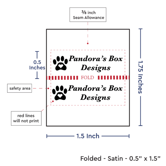 PPLR_HIDDEN_PRODUCT Print your logo/Image on Satin Tags (1.5" wide - Satin)