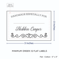 PPLR_HIDDEN_PRODUCT Double heart border with Fill in Blanks (2"x3" Cotton - 12 labels/set)