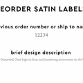 PPLR_HIDDEN_PRODUCT Reorder Previous Label Design - SATIN
