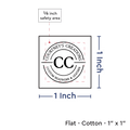 PPLR_HIDDEN_PRODUCT Print your Logo or Image on FLAT Cotton Tags