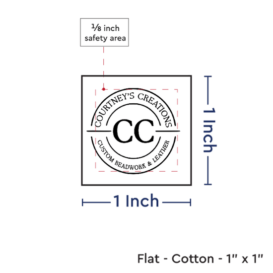 PPLR_HIDDEN_PRODUCT Print your Logo or Image on FLAT Cotton Tags