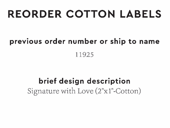 PPLR_HIDDEN_PRODUCT Reorder Previous Label Design - COTTON
