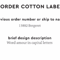 PPLR_HIDDEN_PRODUCT Reorder Previous Label Design - COTTON