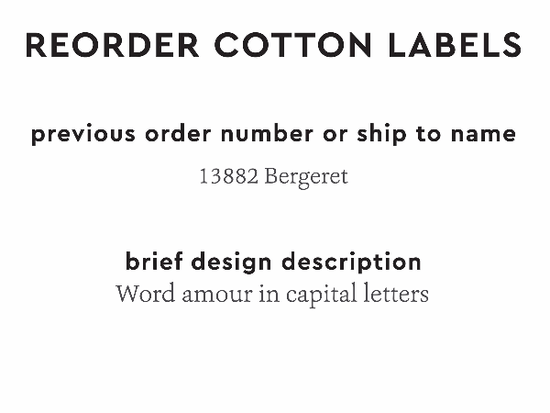 PPLR_HIDDEN_PRODUCT Reorder Previous Label Design - COTTON