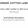 PPLR_HIDDEN_PRODUCT Reorder Previous Label Design - COTTON