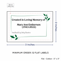PPLR_HIDDEN_PRODUCT Leaf Quote (2"x3" Cotton - 12 labels/set)