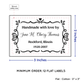 PPLR_HIDDEN_PRODUCT Swirl Accent Border (2"x3" Cotton - 12 labels/set)