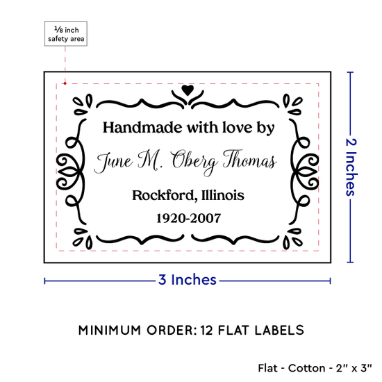 PPLR_HIDDEN_PRODUCT Swirl Accent Border (2"x3" Cotton - 12 labels/set)