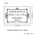 PPLR_HIDDEN_PRODUCT Swirl Accent Border (2"x3" Cotton - 12 labels/set)