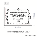 PPLR_HIDDEN_PRODUCT Swirl Accent Border (2"x3" Cotton - 12 labels/set)