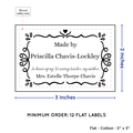 PPLR_HIDDEN_PRODUCT Swirl Accent Border (2"x3" Cotton - 12 labels/set)