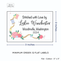 PPLR_HIDDEN_PRODUCT Thread and Flowers (2"x3" Cotton - 12 labels/set)