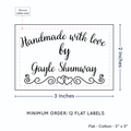 PPLR_HIDDEN_PRODUCT Double Heart Border (2"x3" Cotton - 12 labels/set)