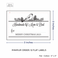 PPLR_HIDDEN_PRODUCT Winter Birds with Fill in Blanks (2"x3" Cotton - 12 labels/set)