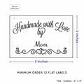 PPLR_HIDDEN_PRODUCT Double Heart Border (2"x3" Cotton - 12 labels/set)
