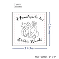 PPLR_HIDDEN_PRODUCT Print your Logo or Image on FLAT Cotton Tags