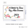 PPLR_HIDDEN_PRODUCT Thread and Flowers (2"x3" Cotton - 12 labels/set)