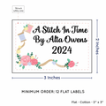 PPLR_HIDDEN_PRODUCT Thread and Flowers (2"x3" Cotton - 12 labels/set)