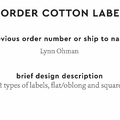 PPLR_HIDDEN_PRODUCT Reorder Previous Label Design - COTTON