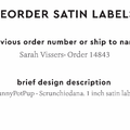 PPLR_HIDDEN_PRODUCT Reorder Previous Label Design - SATIN