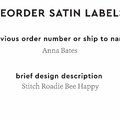 PPLR_HIDDEN_PRODUCT Reorder Previous Label Design - SATIN