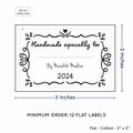 PPLR_HIDDEN_PRODUCT Swirl Accent Border with Fill in Blanks (2"x3" Cotton - 12 labels/set)