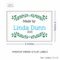 PPLR_HIDDEN_PRODUCT Holly Frame (2"x3" Cotton - 12 labels/set)