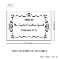 PPLR_HIDDEN_PRODUCT Swirl Accent Border (2"x3" Cotton - 12 labels/set)