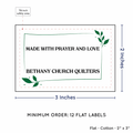 PPLR_HIDDEN_PRODUCT Leaf Quote (2"x3" Cotton - 12 labels/set)