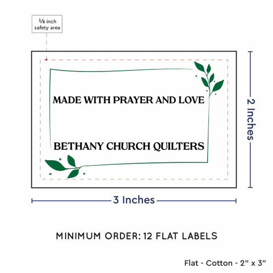 PPLR_HIDDEN_PRODUCT Leaf Quote (2"x3" Cotton - 12 labels/set)