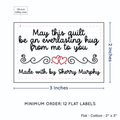 PPLR_HIDDEN_PRODUCT Double Heart Quote (2"x3" Cotton - 12 labels/set)