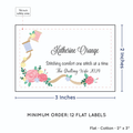 PPLR_HIDDEN_PRODUCT Thread and Flowers (2"x3" Cotton - 12 labels/set)