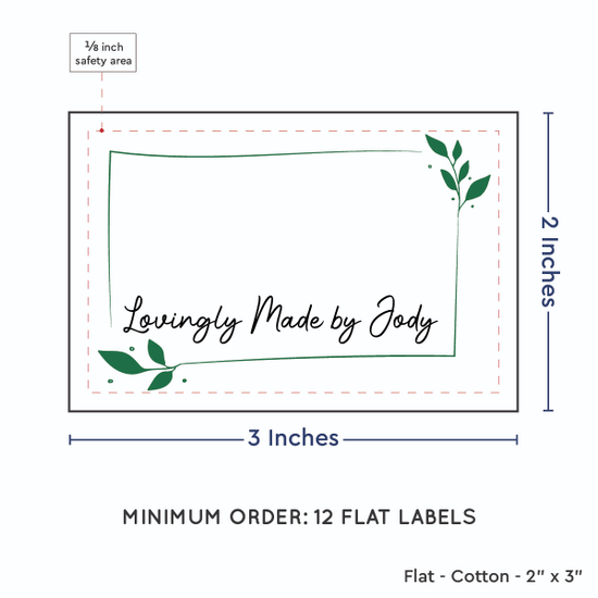 PPLR_HIDDEN_PRODUCT Leaf Quote (2"x3" Cotton - 12 labels/set)