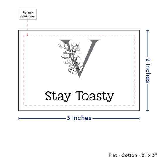 PPLR_HIDDEN_PRODUCT Floral Letter (2"x3"-Cotton)