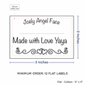 PPLR_HIDDEN_PRODUCT Double heart border with Fill in Blanks (2"x3" Cotton - 12 labels/set)