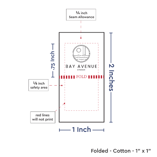 PPLR_HIDDEN_PRODUCT Print Your Logo or Image on FOLDED Cotton Tags