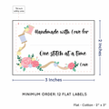 PPLR_HIDDEN_PRODUCT Thread and Flowers with Fill in Blanks (2"x3" Cotton - 12 labels/set)