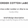PPLR_HIDDEN_PRODUCT Reorder Previous Label Design - COTTON