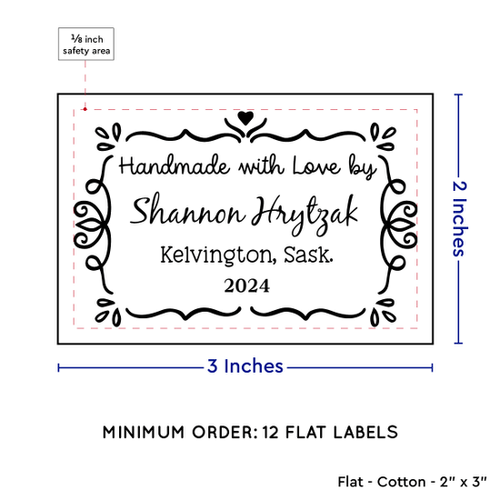 PPLR_HIDDEN_PRODUCT Swirl Accent Border (2"x3" Cotton - 12 labels/set)