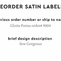 PPLR_HIDDEN_PRODUCT Reorder Previous Label Design - SATIN