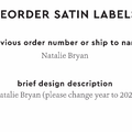 PPLR_HIDDEN_PRODUCT Reorder Previous Label Design - SATIN